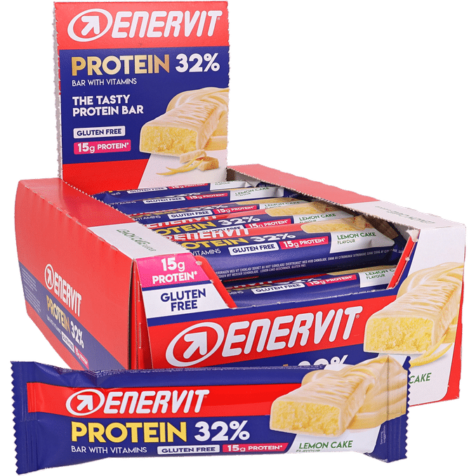 Läs mer om Enervit Proteinbar Lemon Cake 30-pack