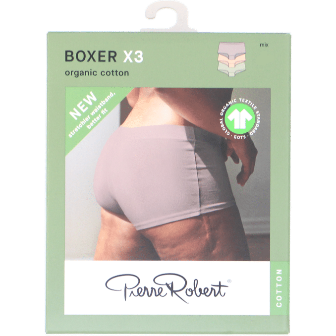 Pierre Robert Alushousut Boxer 3 Väriä S-koko 3-pack