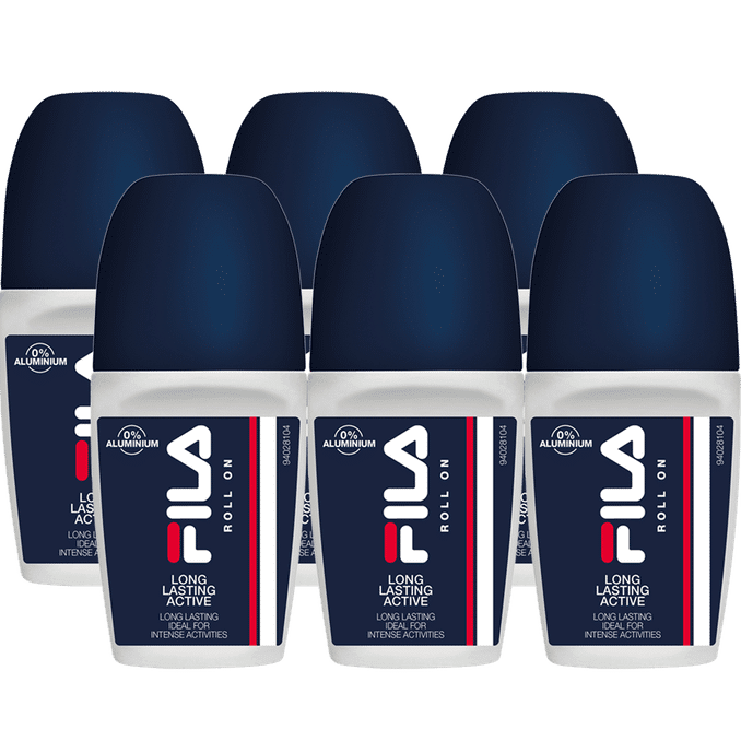 Läs mer om Fila Deodorant Roll On Active Sport 6-pack