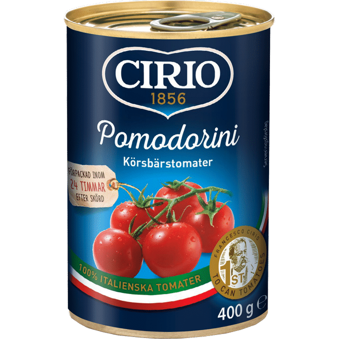 Cirio Cherry Tomater på Dåse