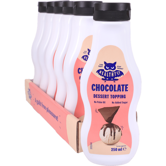 Läs mer om Healthyco Chokladsås Topping Sockerfri 6-pack