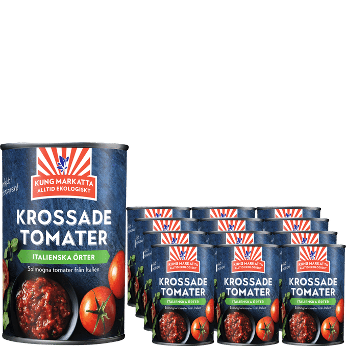 Kung Markatta Korssade Tomater Italienska Örter 12-pack