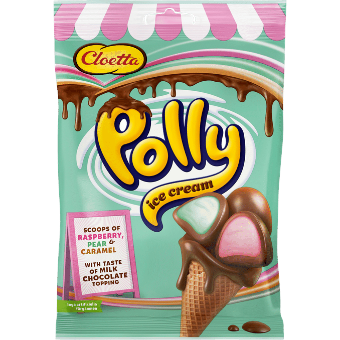 Cloetta Skumslik Polly Ice-Cream 400g
