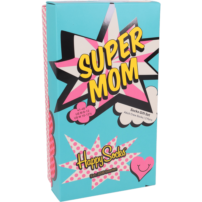 Happy Socks Strumpor 3-Pack Mothers Day Socks Gift Set 41-46