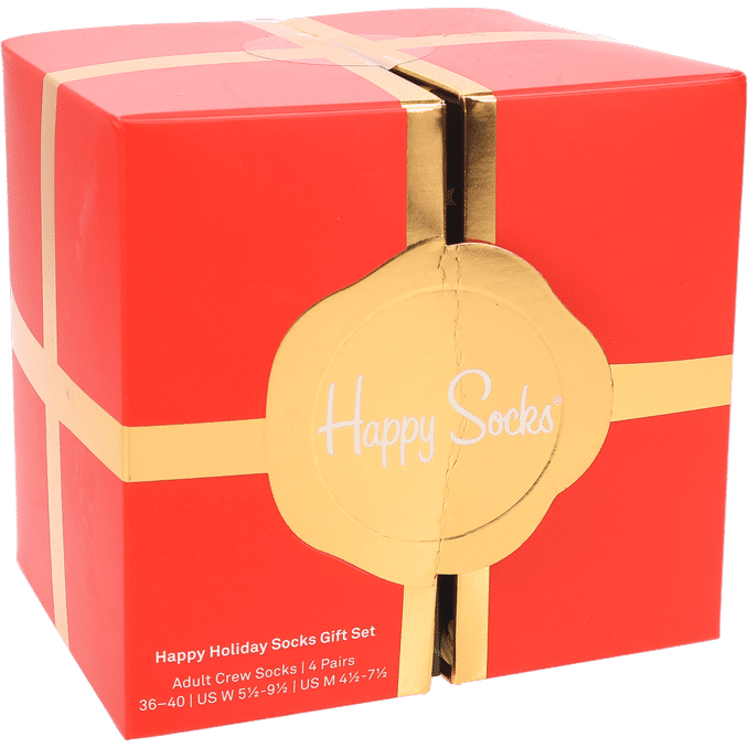 Happy Socks Strumpor 4-Pack Happy Holiday Mixed Gift Set 36-40