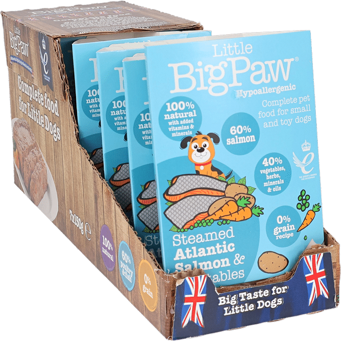 Läs mer om Little Big Paws Hundmat Blötmat Lax 7-pack