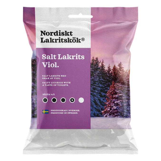 Nordiskt Lakritskök Saltlakridser m. Viol