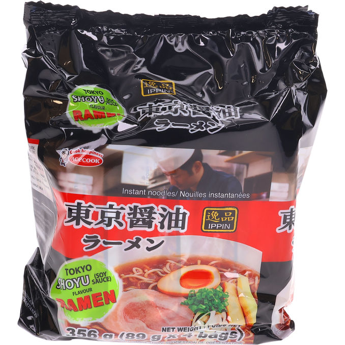 ACECOOK Pikanuudelit Ramen Shoyu 4-pack