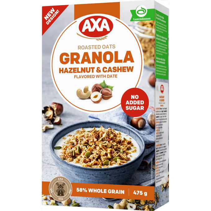 Axa Granola Hasselnöt 