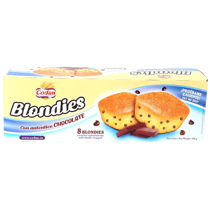 Codan Blondies mit Schokostückchen