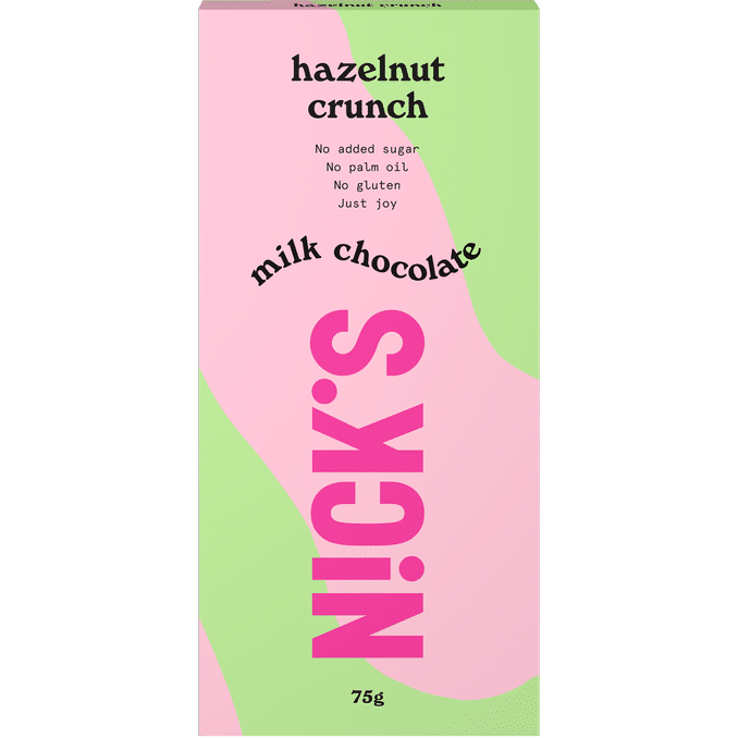 Nicks 2 x Milk Chocolate Hazelnut Crunch