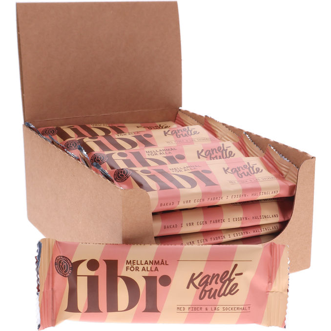 Fibr Energibar Kanelsnegle 20-pak