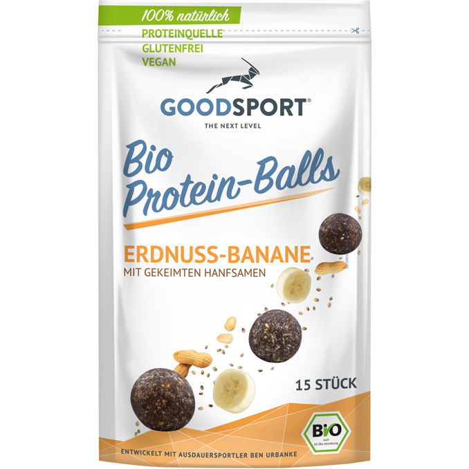 GOODSPORT BIO Proteinballs Erdnuss-Banane