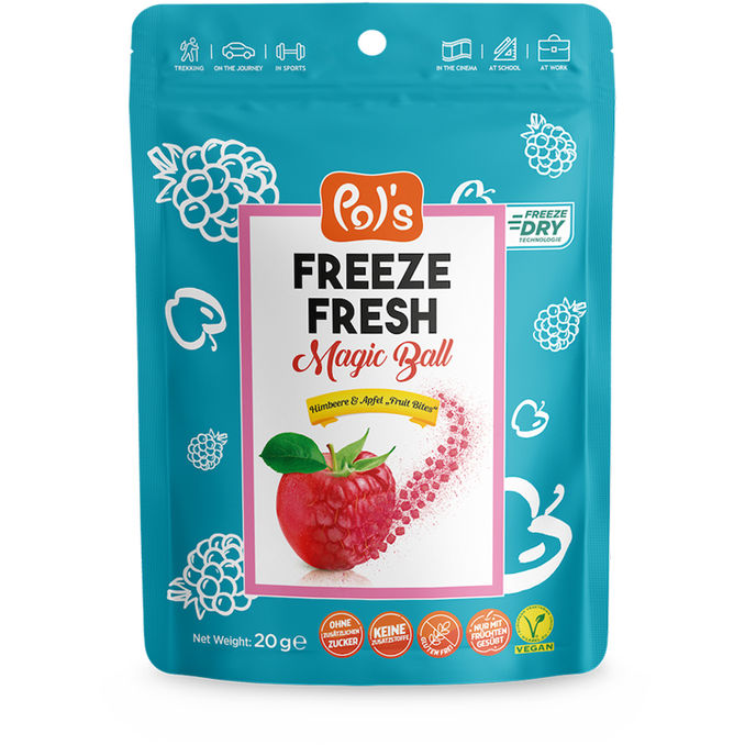 Pol's Freeze Fresh Magic Ball Fruit Bites Himbeere & Apfel