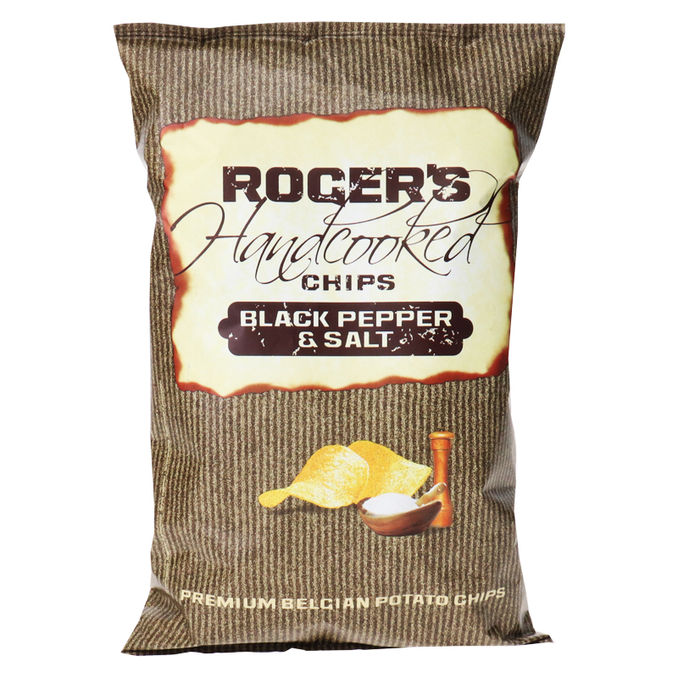 Rogers Handcooked Chips Black Pepper & Salt