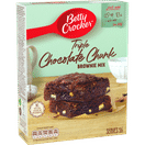 Betty crocker Leivontaseos Triple Chocolate Chunk Brownie 
