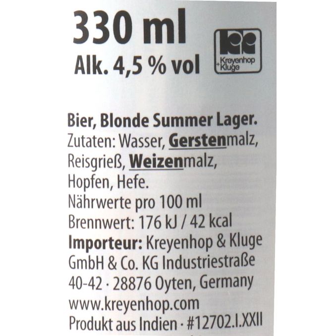 Bira 91 Blonde Summer Lager, 24er Pack (EINWEG) zzgl. Pfand