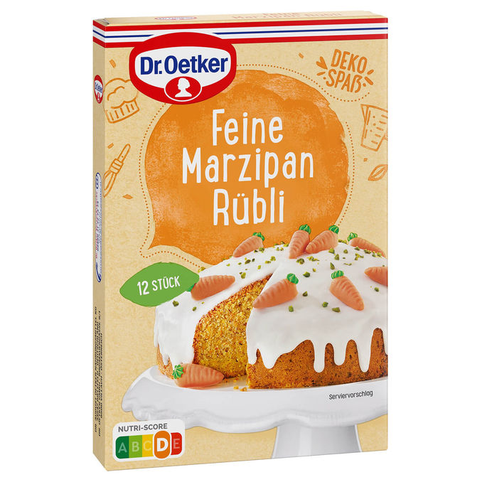 Dr. Oetker Marzipan Rübli 