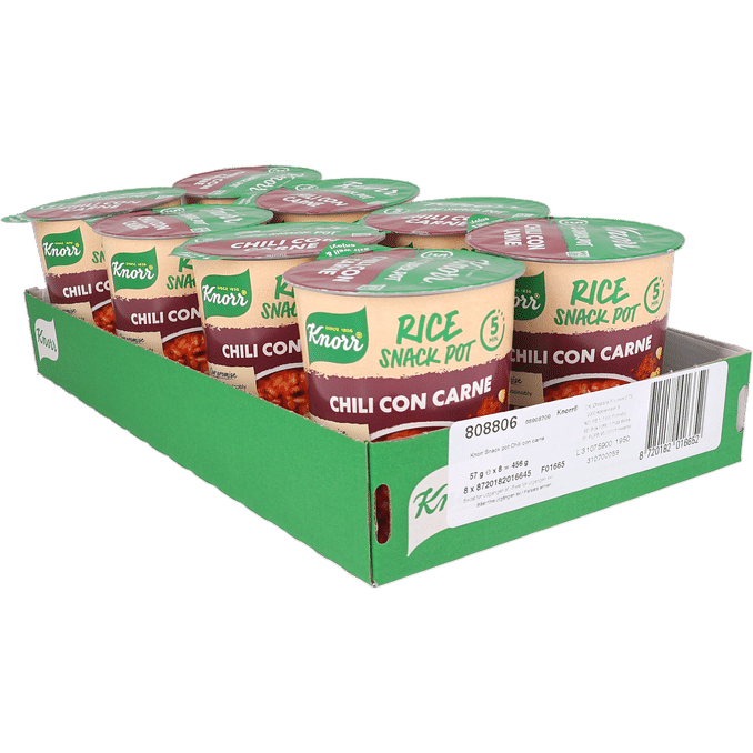 Knorr Snack Pot Chili Con Carne 8-pack