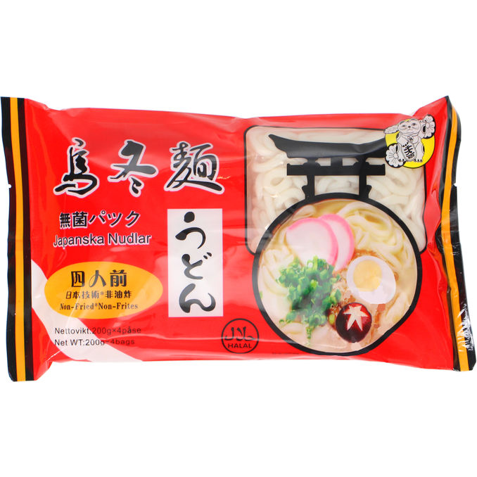 Lucky Katt Friske Japanske Udon Nudler 800 g