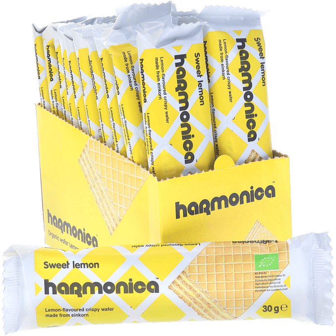 Läs mer om Harmonica Organic Wafer Sweet Lemon 20-pack