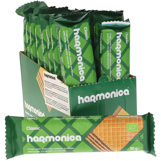 Läs mer om Harmonica Organic Wafer 20-pack