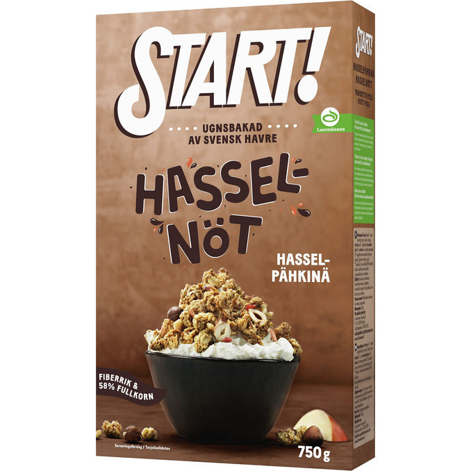Start Granola START Hasselnød