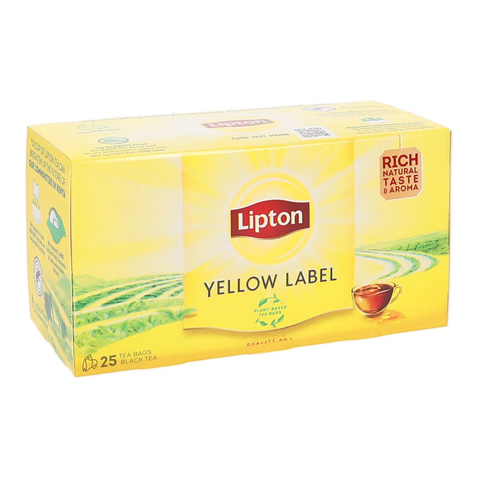 Lipton 2 x Svart Te Yellow Label