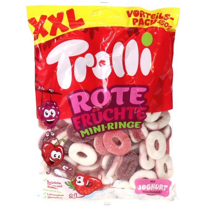 Trolli Rote Früchte Mini Ringe XXL 