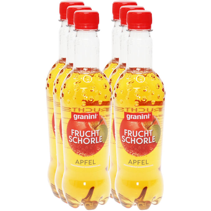 granini Fruchtschorle Apfel, 6er Pack (EINWEG) zzgl. Pfand