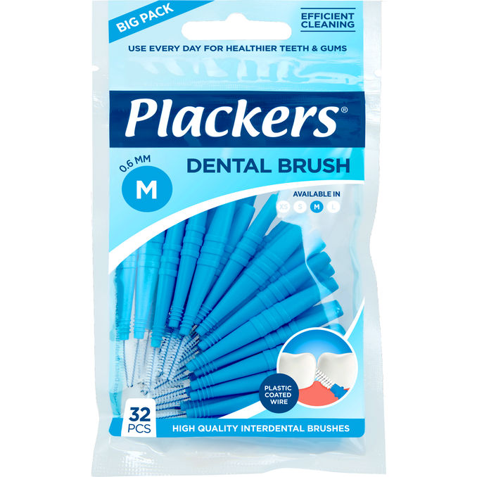 Plackers Interdentalbørster 0,6 mm