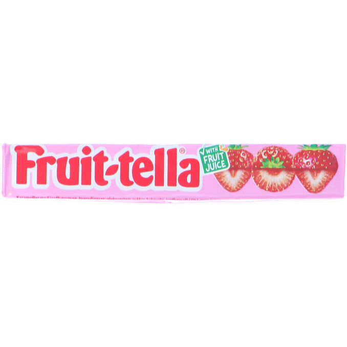 Läs mer om Fruittella Fruit-tella Fruktkola Jordgubb