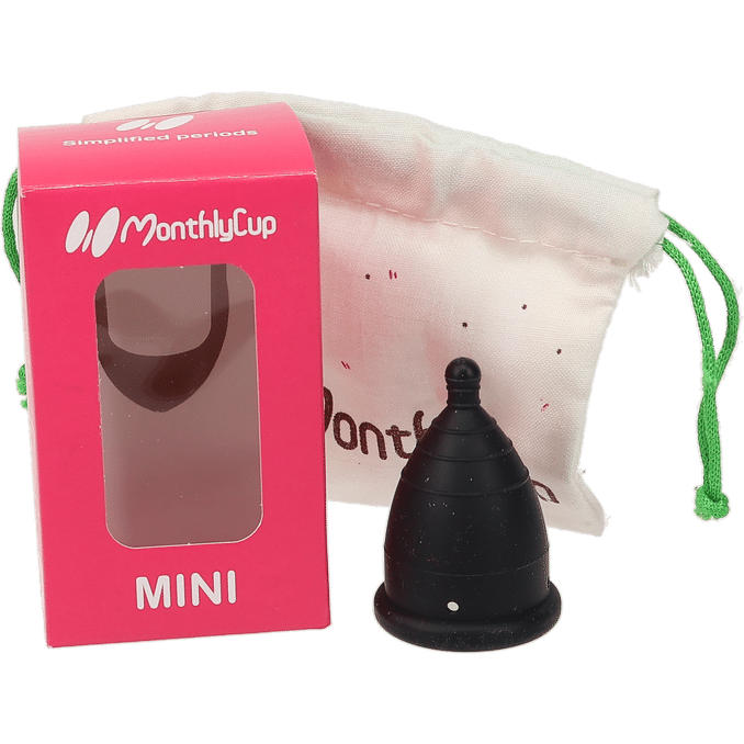 MonthlyCup Menstruationskop Sort Mini