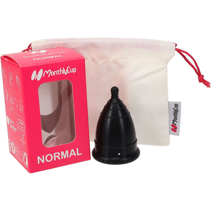 MonthlyCup Menstruationskop Sort Normal