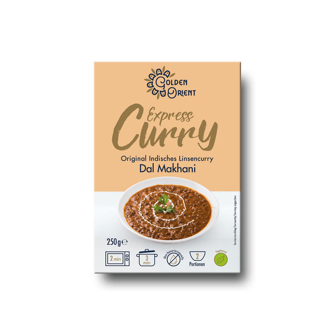 Golden Orient Schwarzes Linsencurry