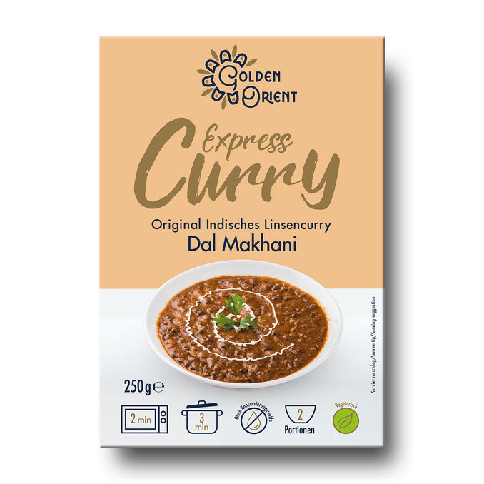 Golden Orient Schwarzes Linsencurry