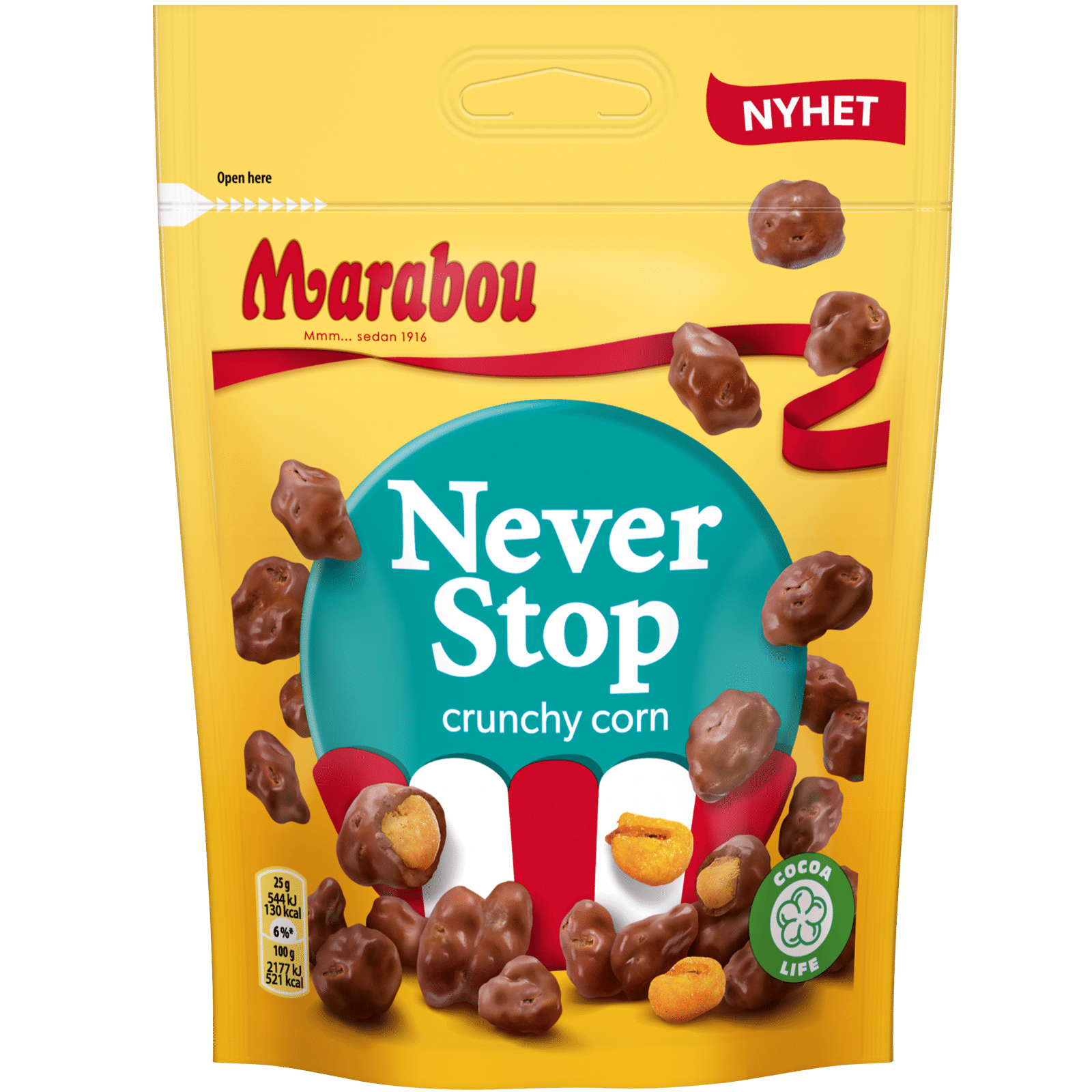 Marabou Never Stop Crunchy Corn