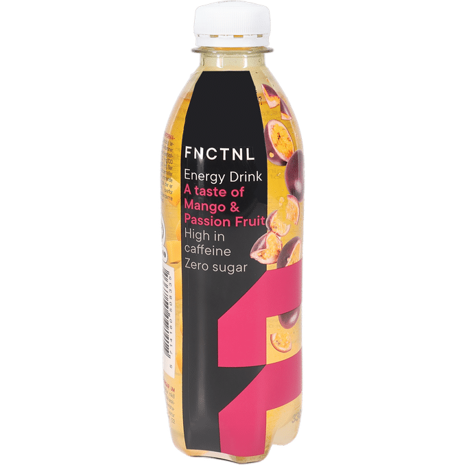 FNCTNL Energidrik Mango & Passionsfrugt Sukkerfri 330ml