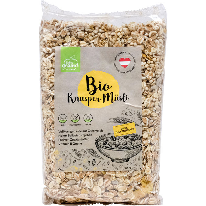 Lieber Gesund BIO Knusper Müsli