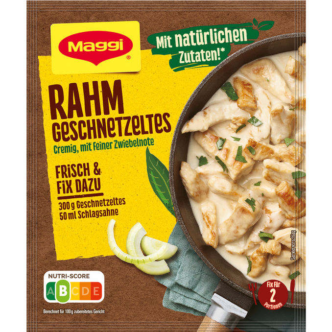 Maggi Fix Rahm Geschnetzeltes