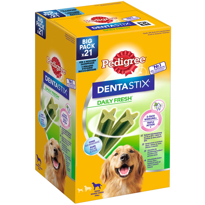 Pedigree DENTASTIX™ Daily Oral Care für Grosse Hunde, 4*7 Stück