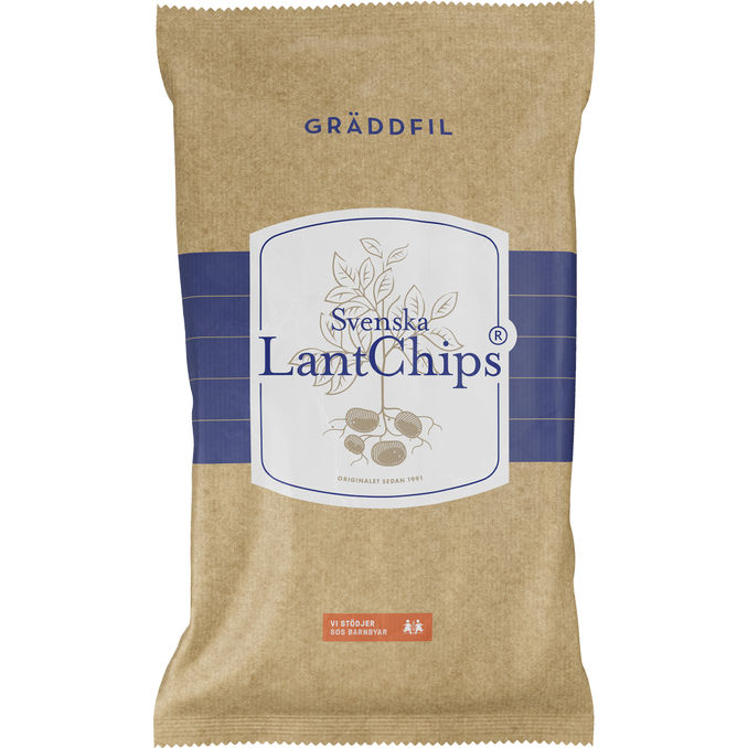Svenska LantChips Lantchips Gräddfil