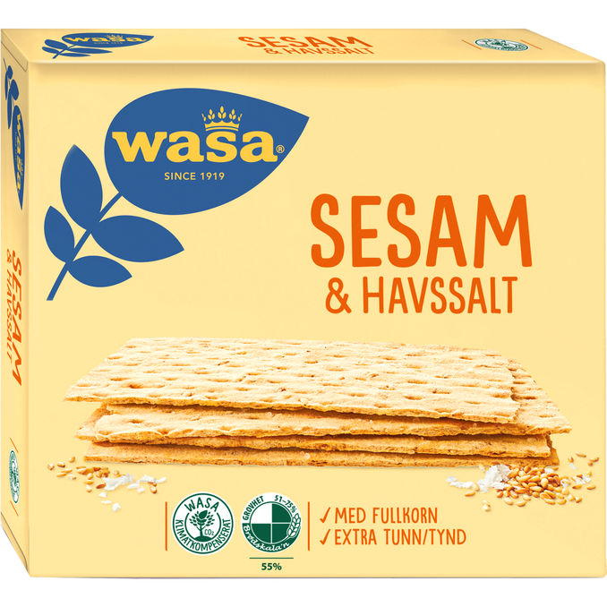 Wasa Knäckebröd Sesam & Havssalt