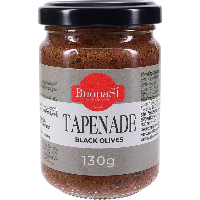 BonnaSí Musta Oliivi Tapenade