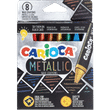 Carioca Metallic Vaxkritor 8-pack