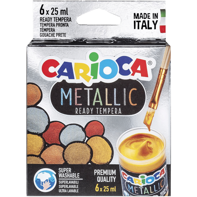 Carioca Metalliske Farver i Bøtter