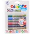 Carioca Glitter-liima 6 Väriä