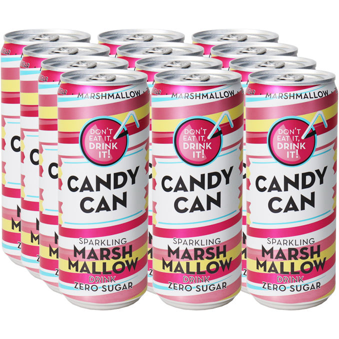Candy Can Sparkling Marshmallow, 12er Pack (EINWEG) zzgl. Pfand