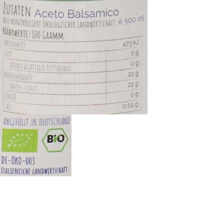Unverpackt für alle BIO Aceto Balsamico