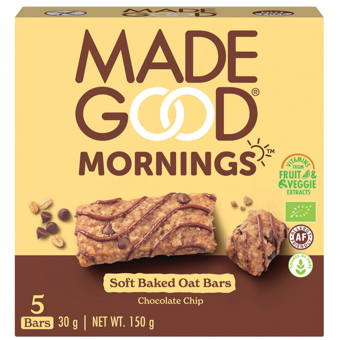 MadeGood BIO Haferriegel mit Schokostückchen